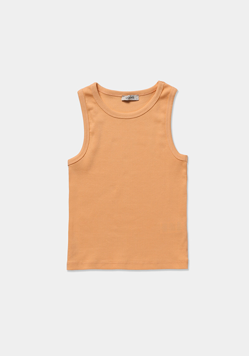 Slim Fit   Kadın Turuncu Atlet