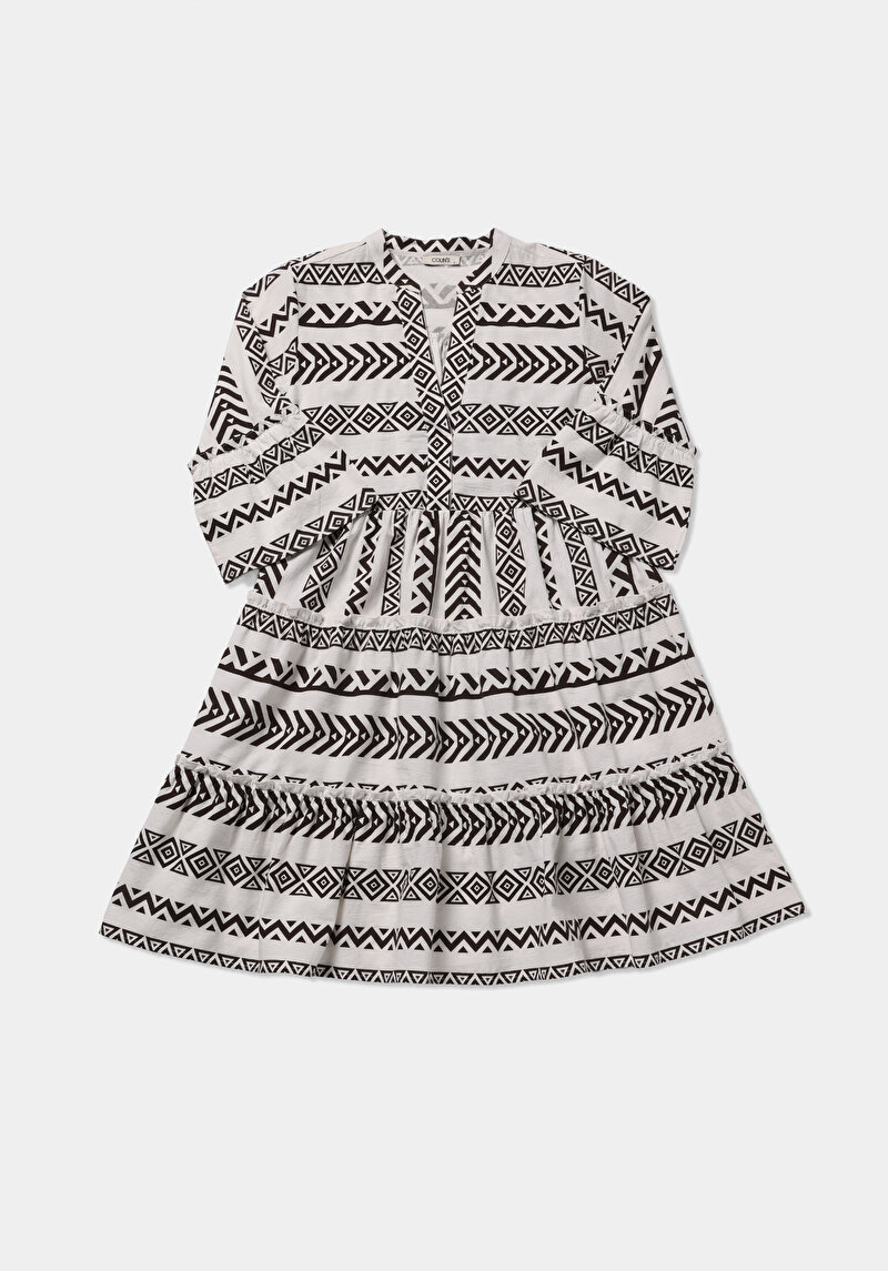 Regular Fit  Kadın Ekru  Elbise