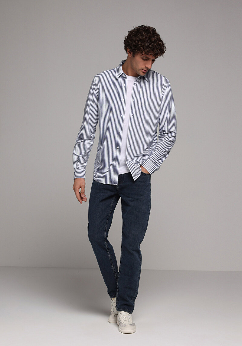 Regular Fit Erkek Black Black Denim Jean Pantolon