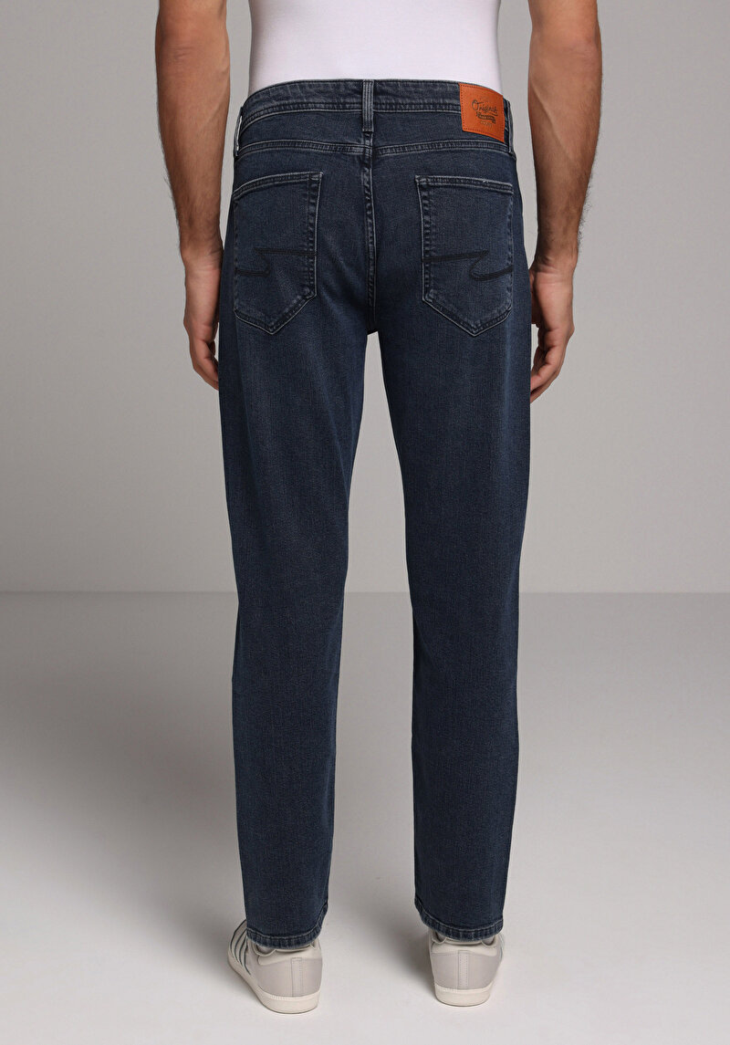 Regular Fit   Erkek Black Black Denim Jean Pantolon