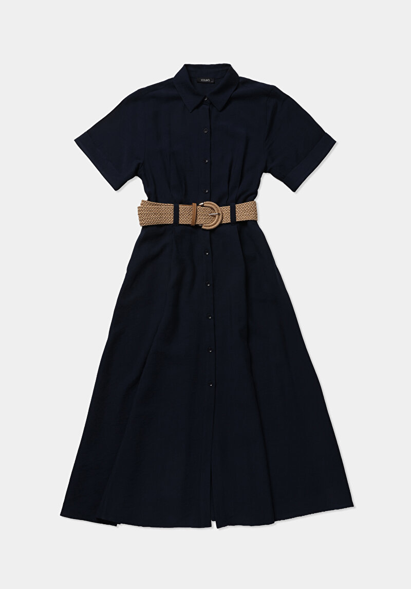 Regular Fit  Kadın Lacivert  Elbise