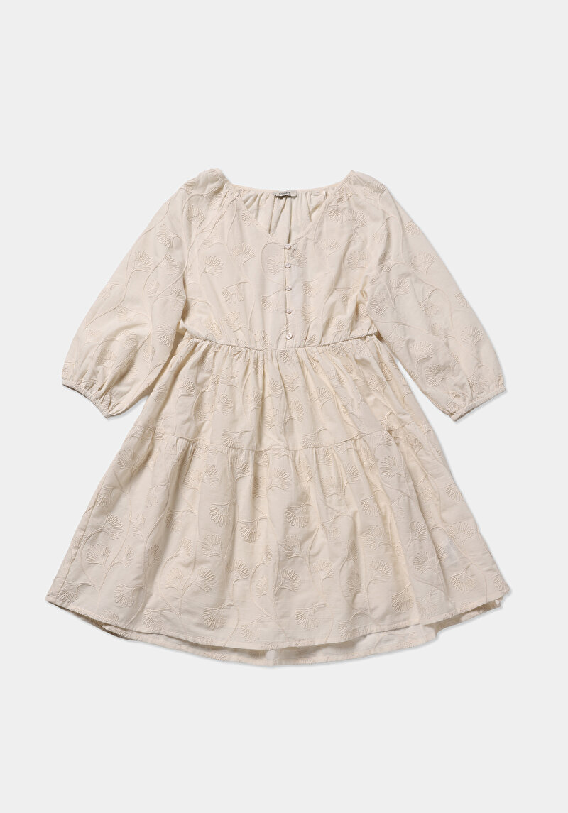 Regular Fit  Kadın Bej  Elbise