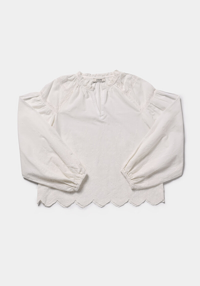 Fashion Fit   Kadın Beyaz  Gömlek