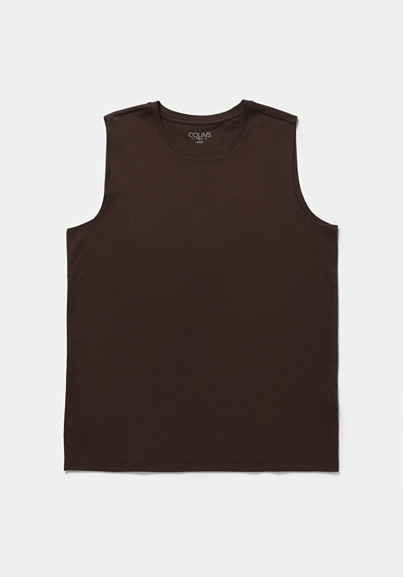 Regular Fit   Erkek Kahverengi Atlet