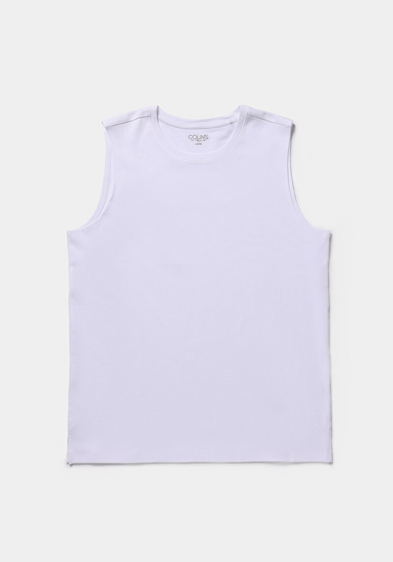 Regular Fit   Erkek Beyaz Atlet