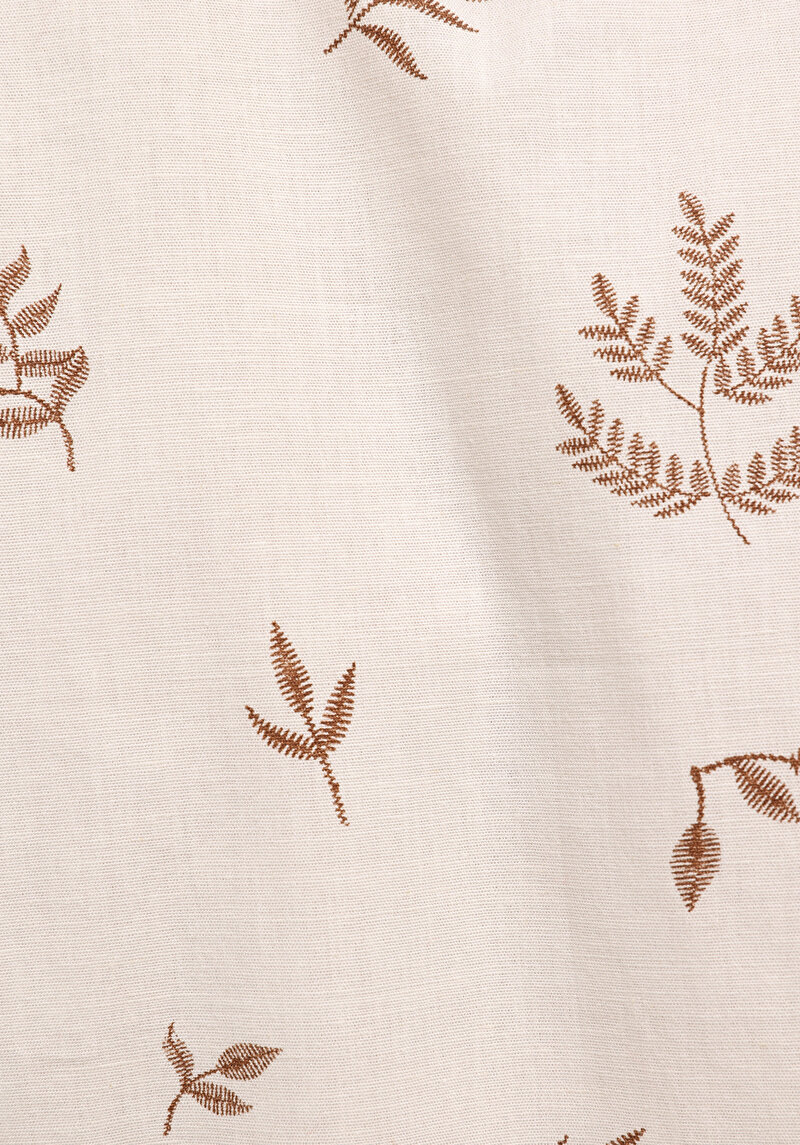 Regular Fit Metraj Baskılı Kadın Ekru Kolsuz Elbise