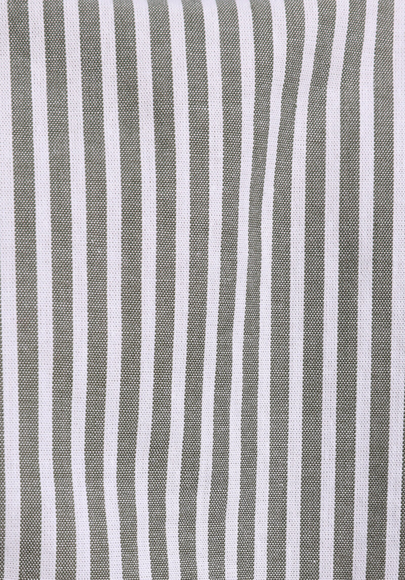 Regular Fit Düz Kadın Yeşil Kısa Kol Elbise