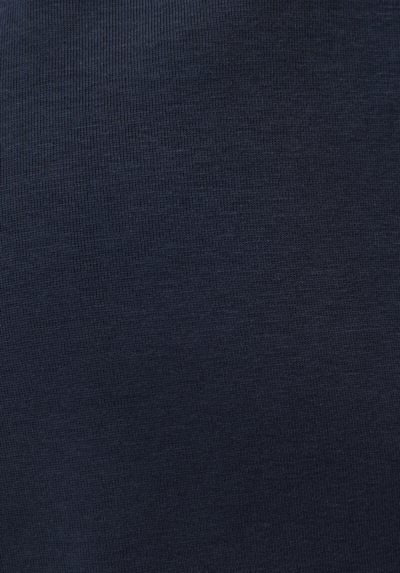 Regular Fit Orta Bel Düz Kadın Lacivert Şort