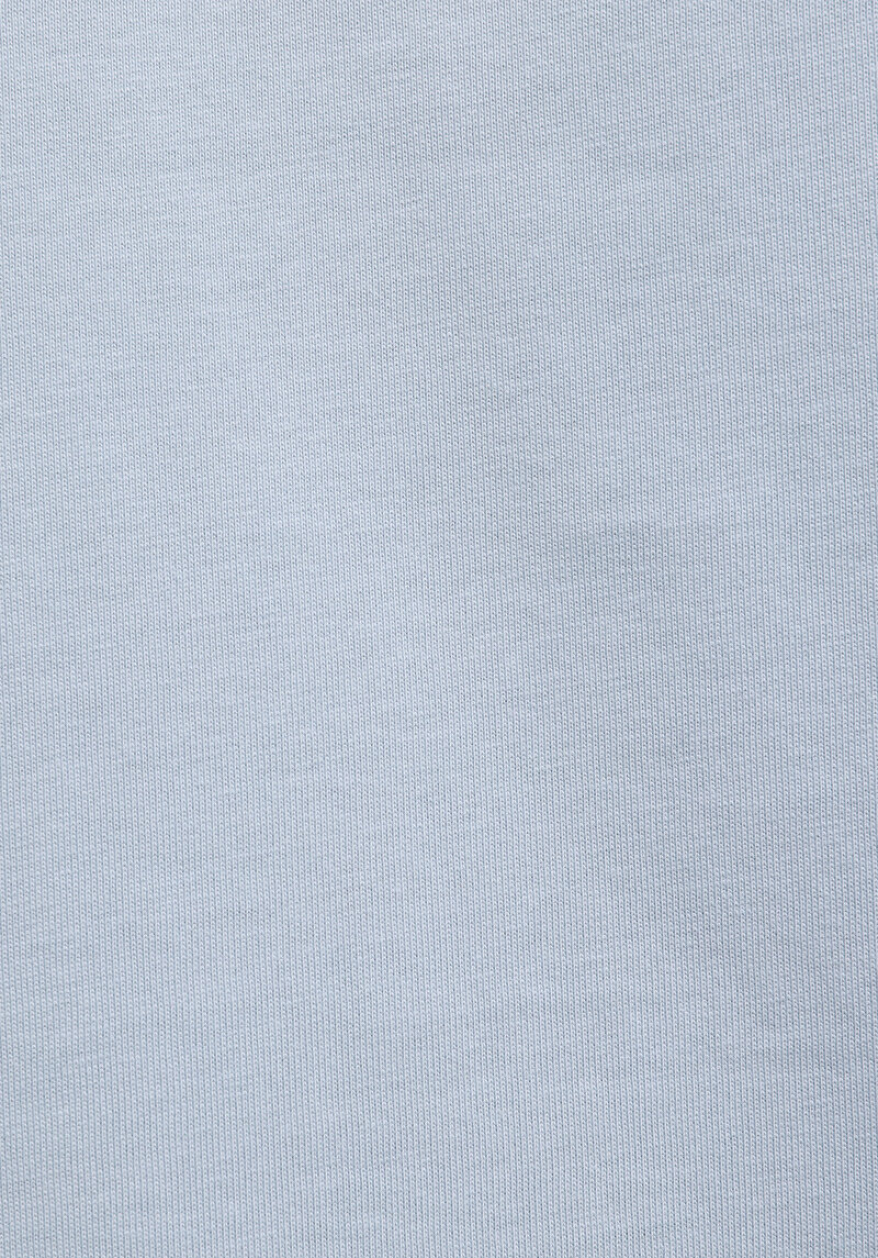 Comfort Fit Yuvarlak Yaka Düz Erkek Mavi Kısa Kol Tişört