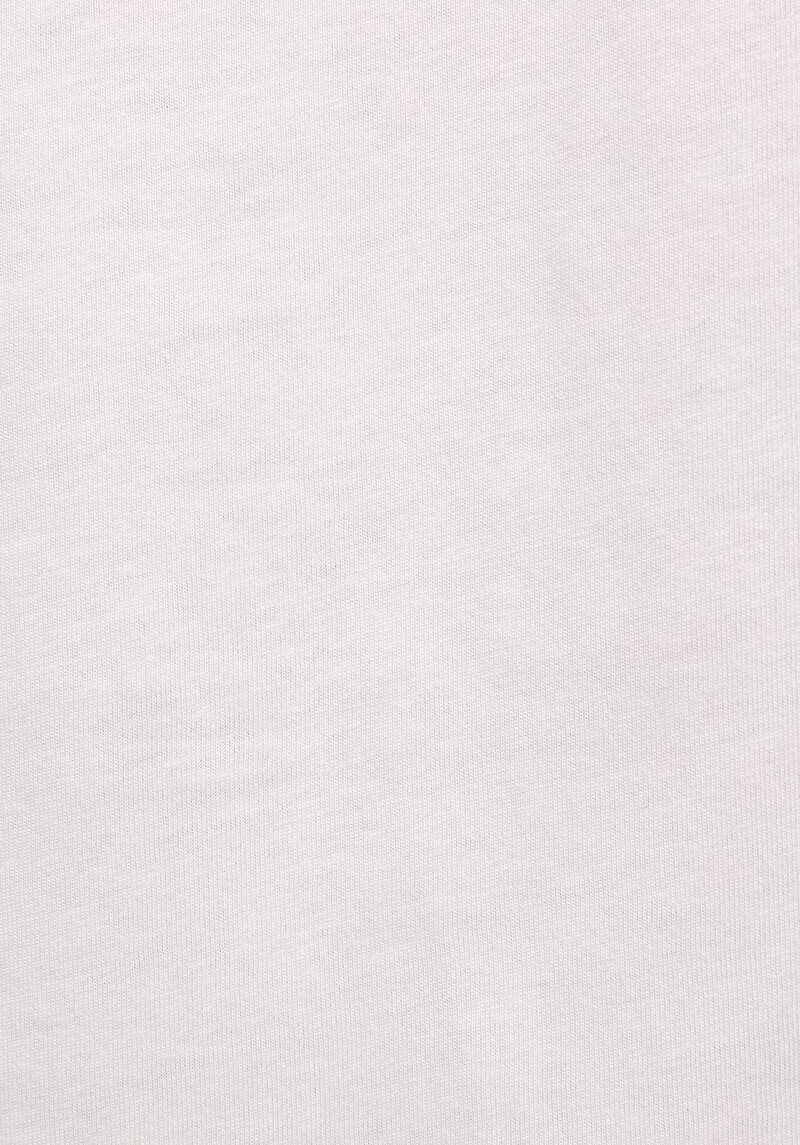 Regular Fit Yuvarlak Yaka Düz Erkek Beyaz Kısa Kol Tişört