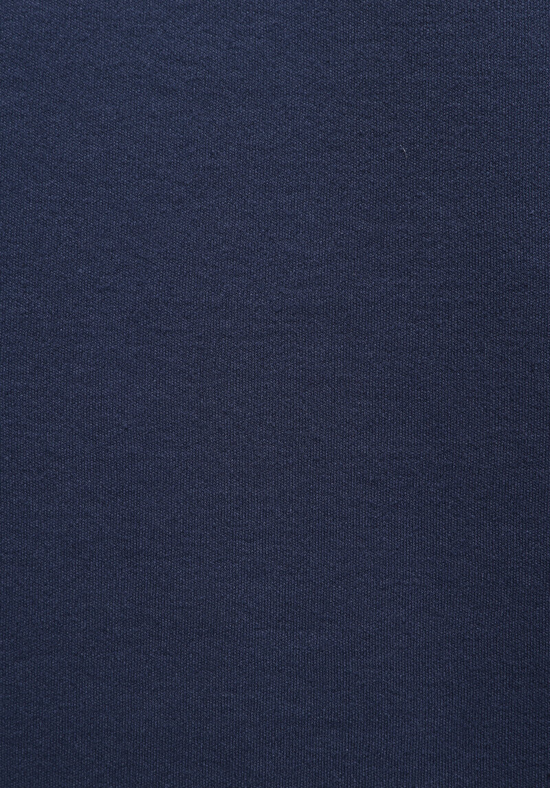 Regular Fit Yuvarlak Yaka Düz Erkek Lacivert Kısa Kol Tişört