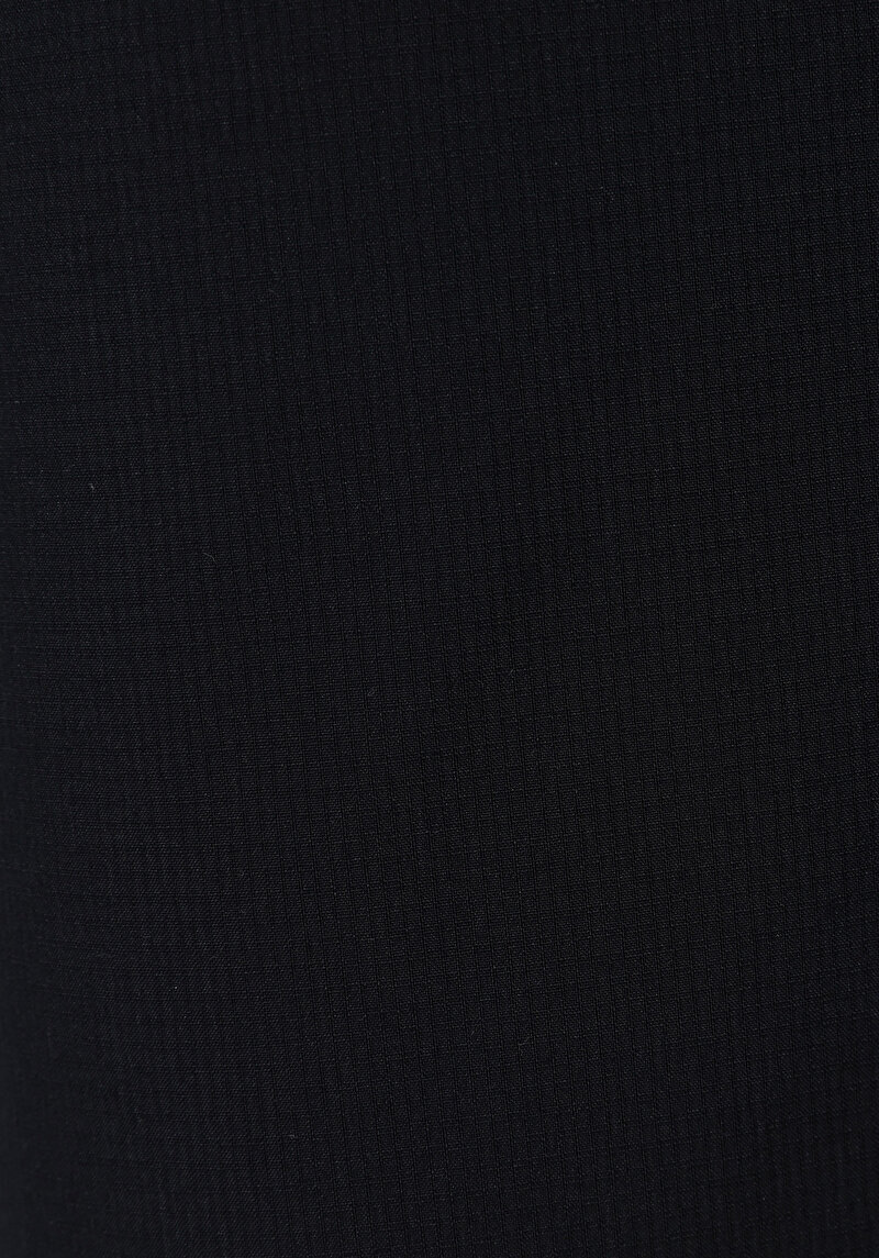 Slim Fit Düz Erkek Siyah Deniz Şortu