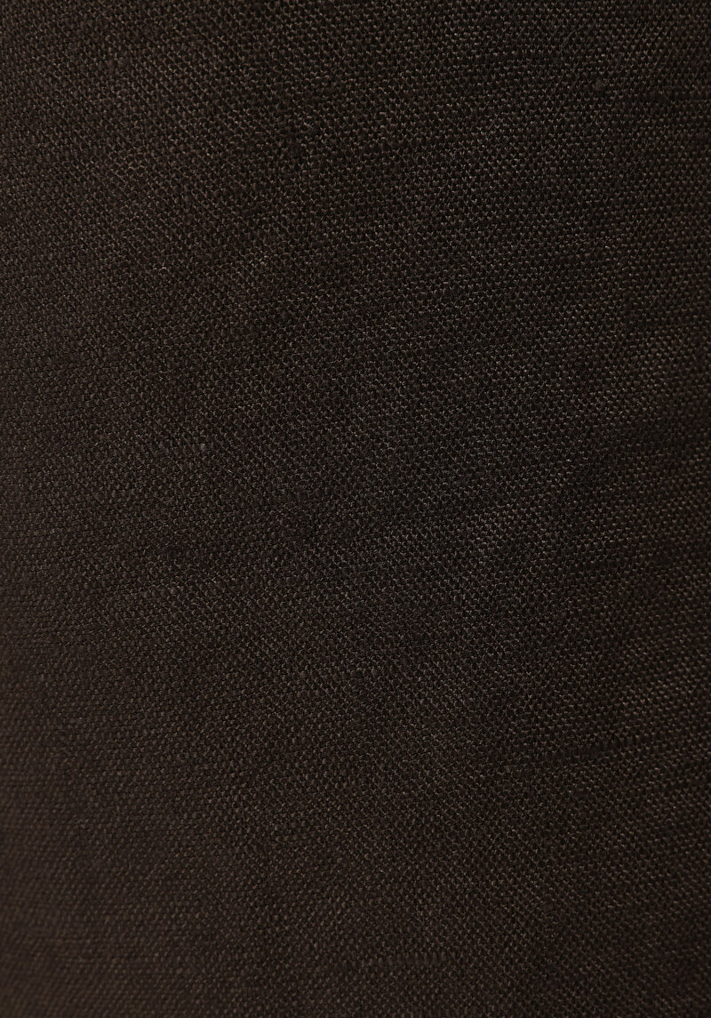 Regular Fit Orta Bel Düz Erkek Kahverengi Şort