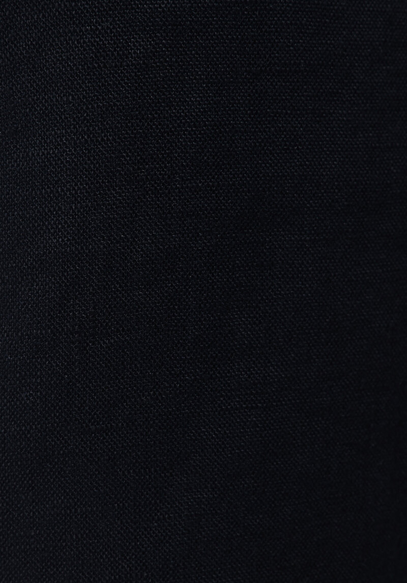 Regular Fit Orta Bel Düz Erkek Lacivert Şort