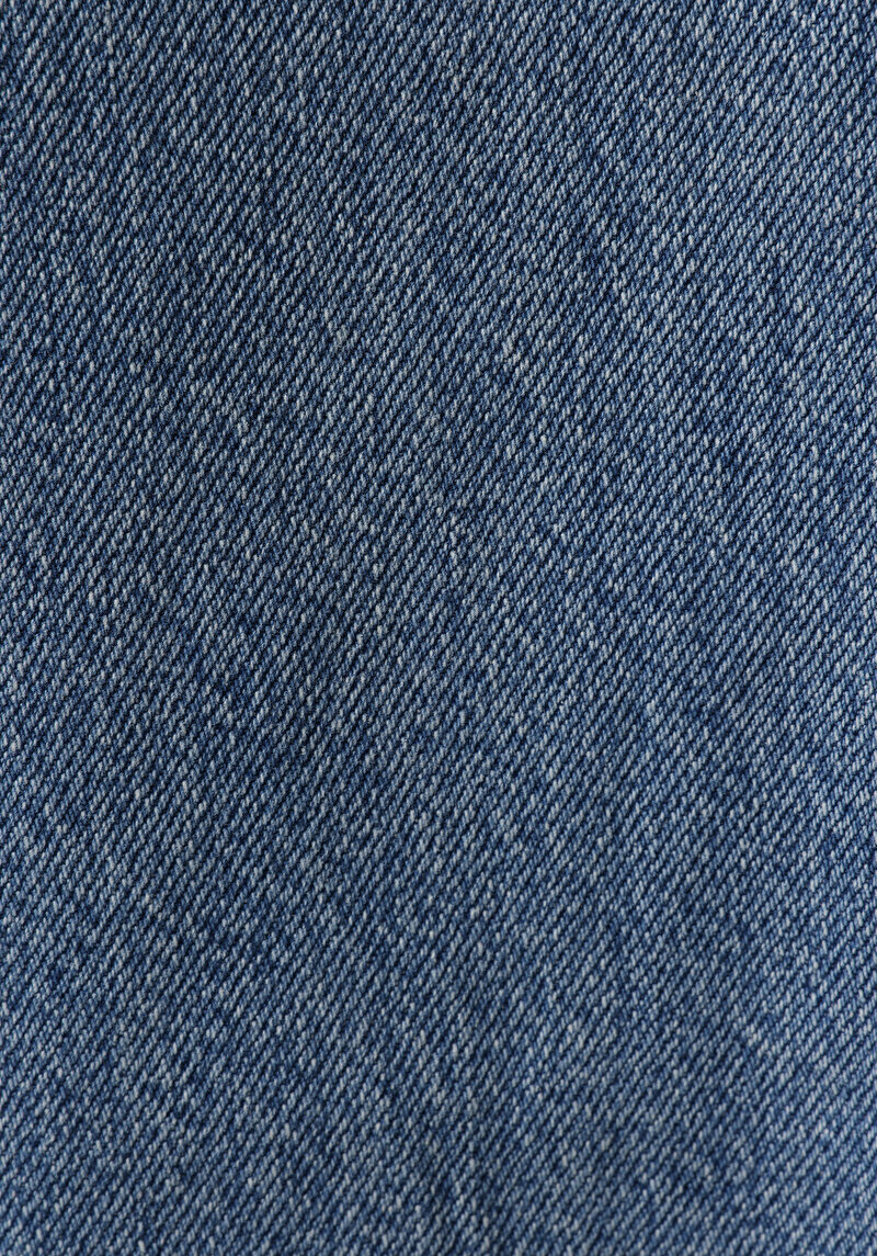 Relaxed Fit   Erkek Mid İndigo Denim Jean Pantolon