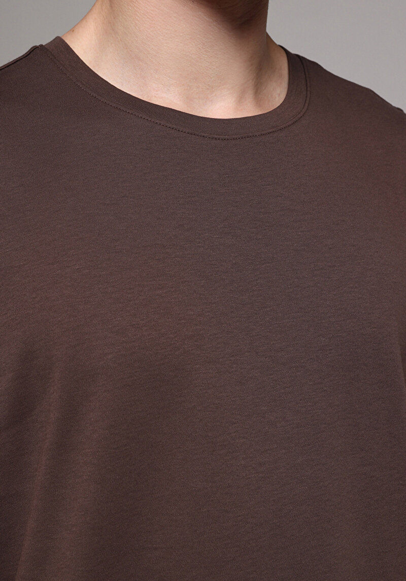 Regular Fit   Erkek Kahverengi Atlet