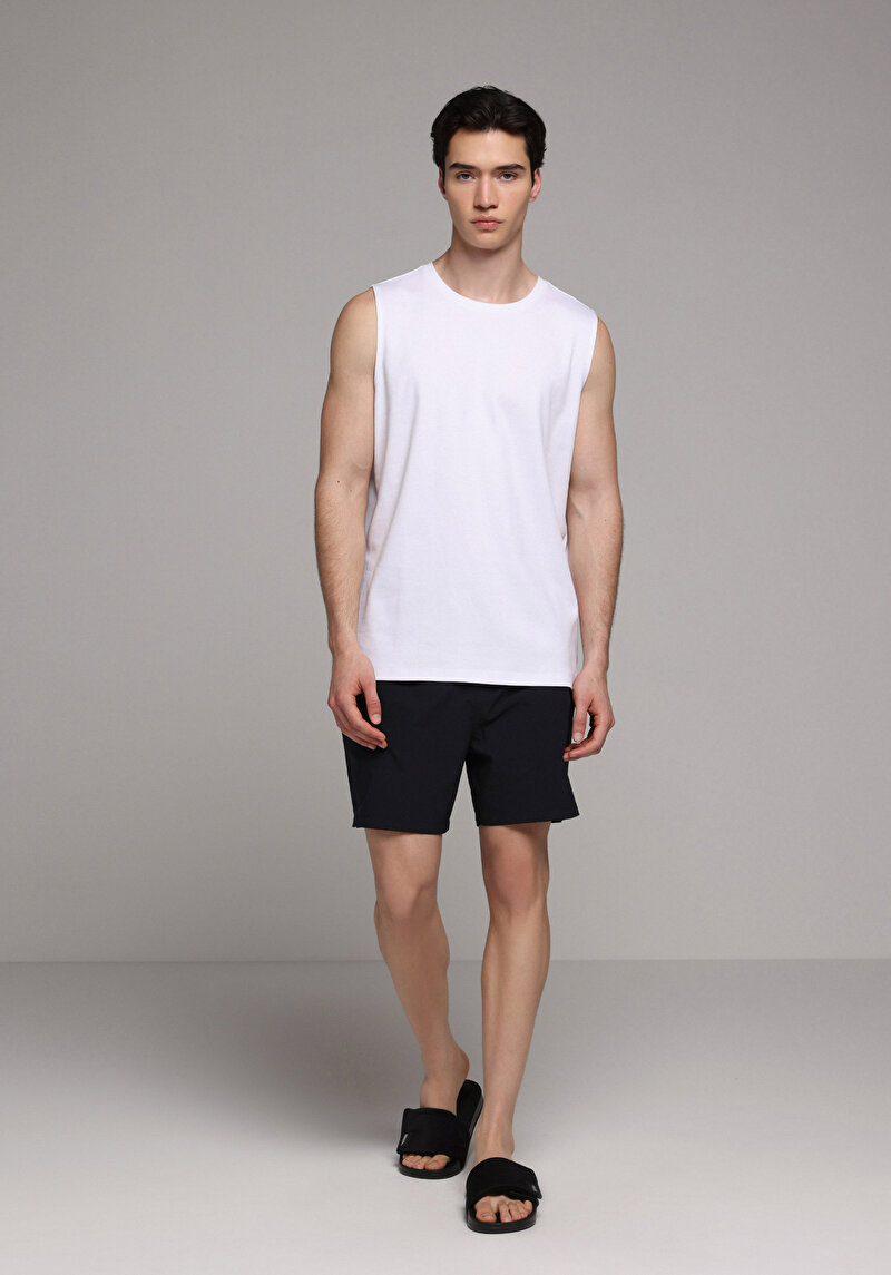 Regular Fit   Erkek Beyaz Atlet