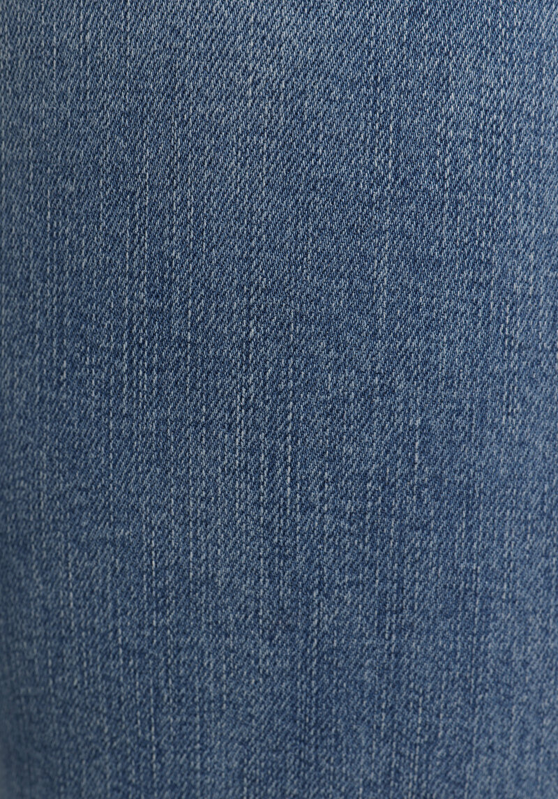 Regular Fit   Kadın Mid İndigo Denim Jean Pantolon