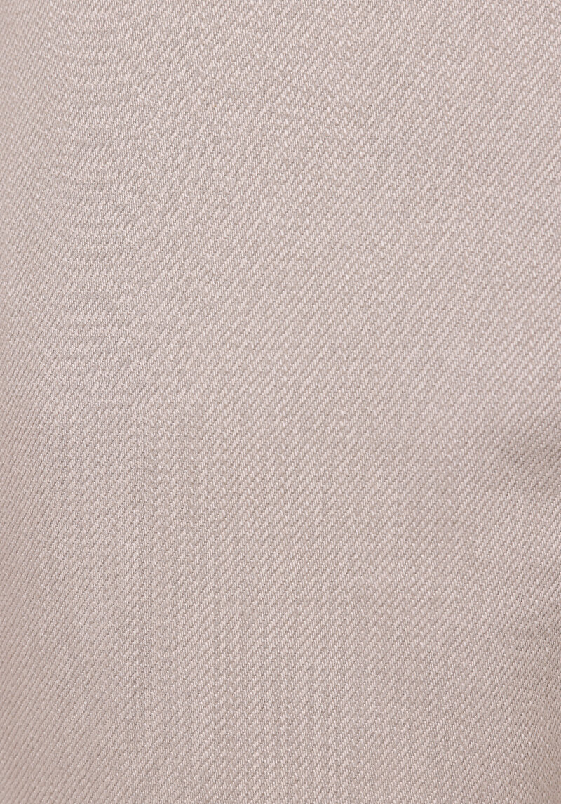 Loose Fit Orta Bel Bol Paça Erkek Bej  Pantolon