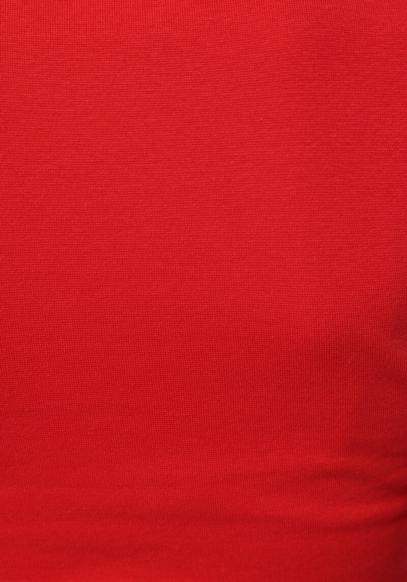 Slim Fit  Kolsuz Kadın Kirmizi Atlet