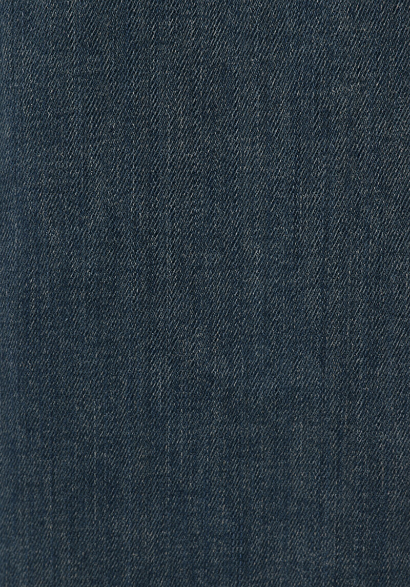 Regular Fit   Kadın Over Dyed Denim Jean Pantolon