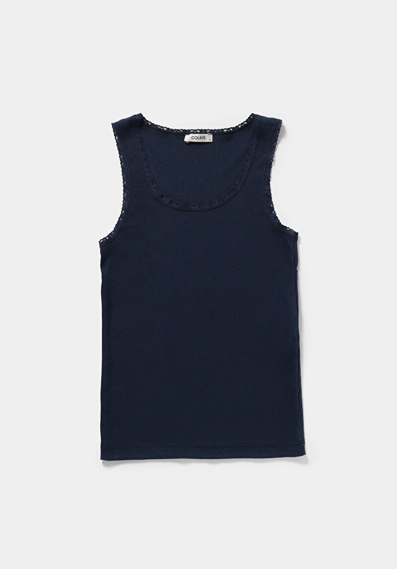 Slim Fit   Kadın Lacivert Atlet