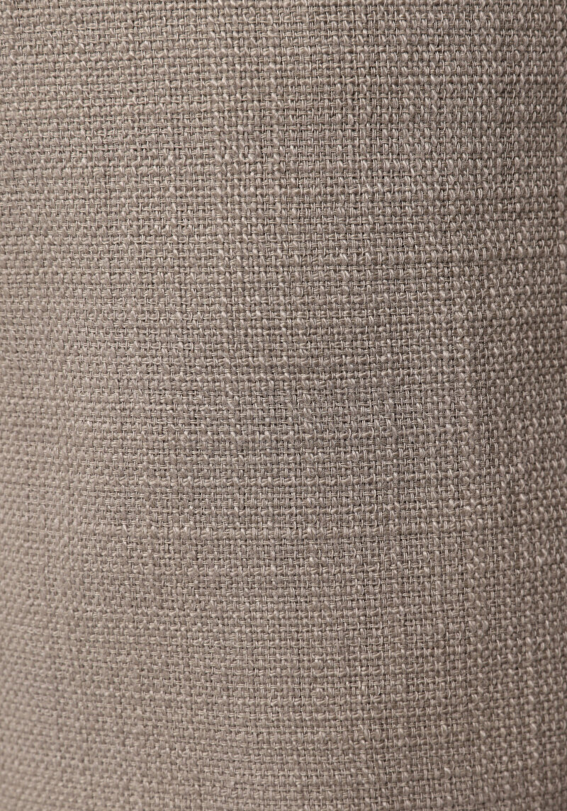 Relaxed Fit Orta Bel Düz Erkek Bej Şort