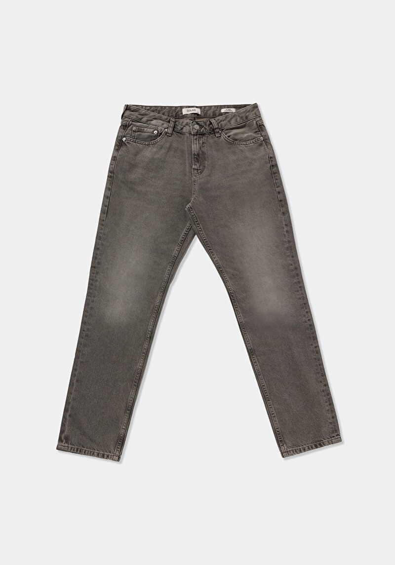 Regular Fit   Erkek Over Dyed Denim Jean Pantolon