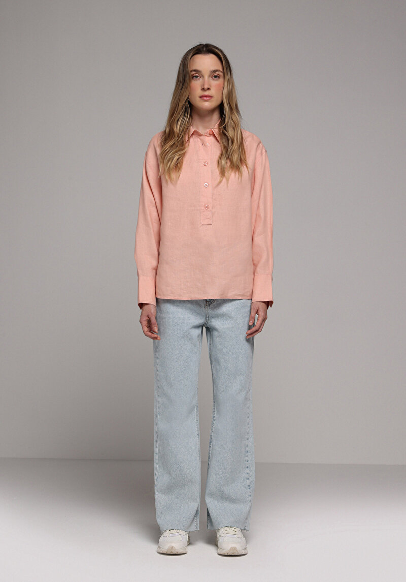 Straight Fit Kadın Light İndigo Denim Jean Pantolon