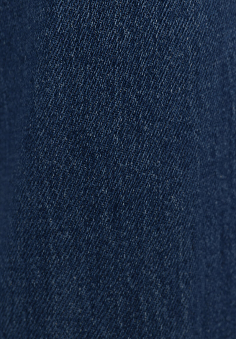 Regular Fit   Kadın Mid İndigo Denim Jean Pantolon