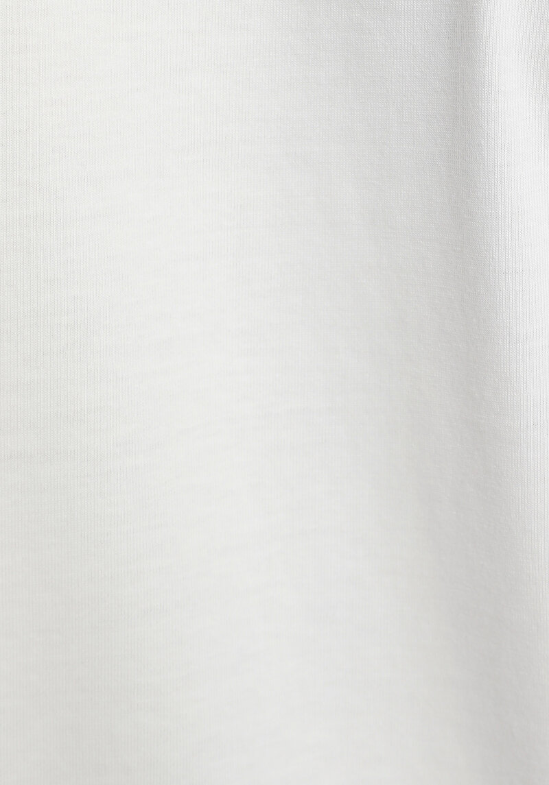 Comfort Fit Yuvarlak Yaka Düz Erkek Beyaz Kısa Kol Tişört