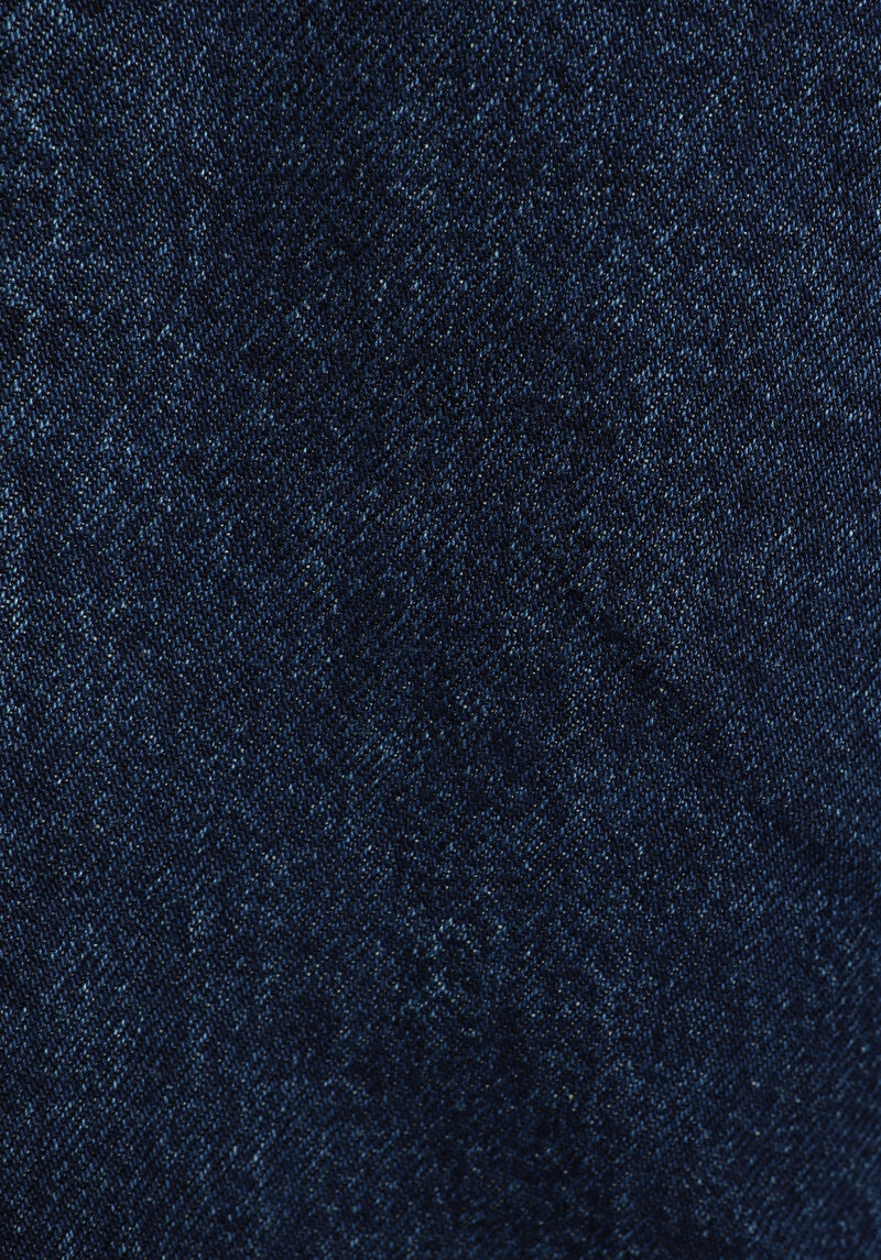 Oversize Fit Düğmeli Astarsız  Kadın Dark İndigo Denim Ceket