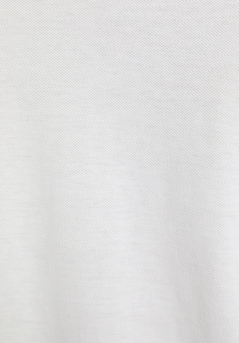 Regular Fit Shirt Neck Düz Erkek Beyaz Uzun Kol Gömlek