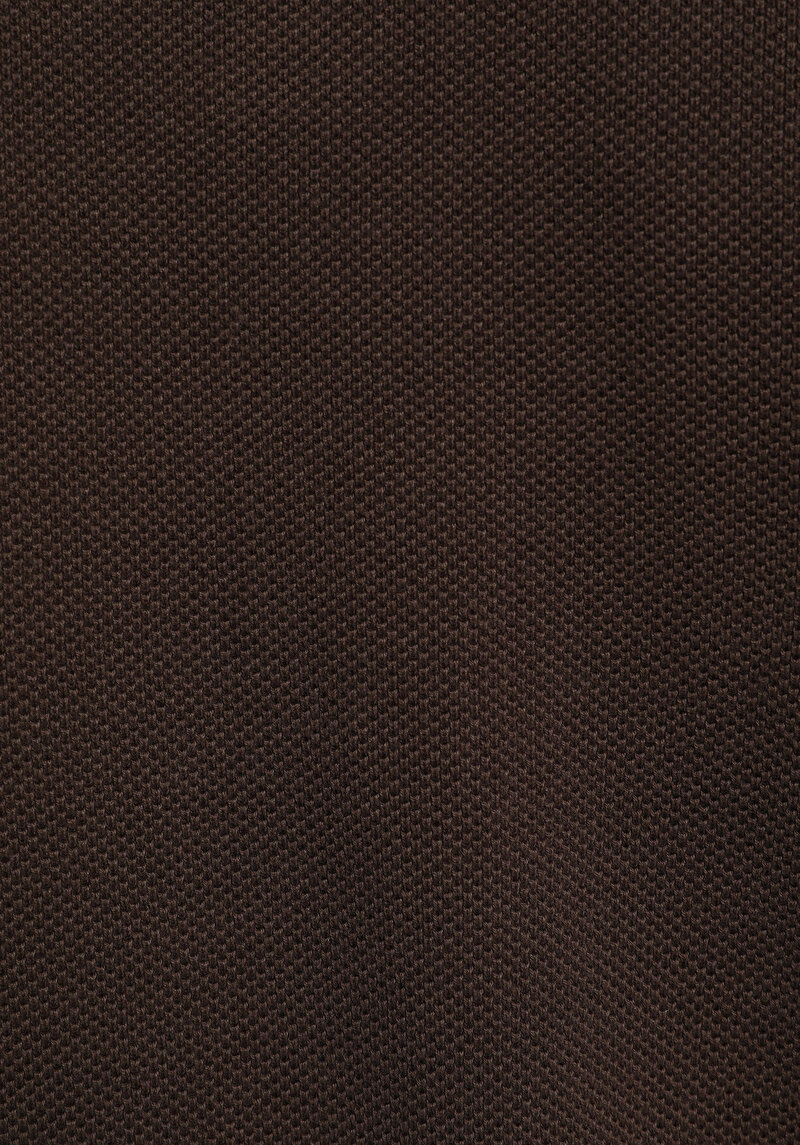 Regular Fit Polo Yaka Düz Erkek Açik Kahverengi Kısa Kol Kazak