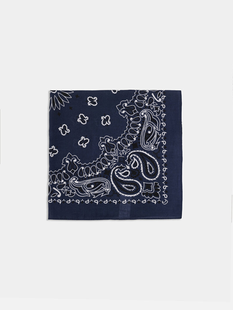 Modern Fit Kadın Mavi Bandana
