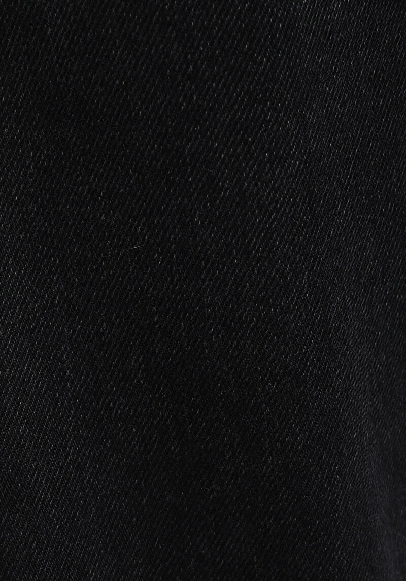 Tapered Fit   Erkek Black Black Denim Jean Pantolon