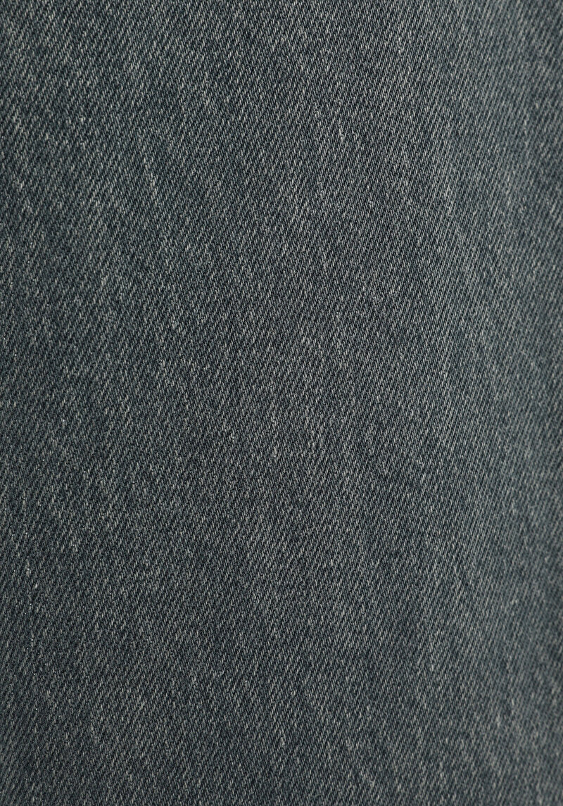Wide Leg Fit   Kadın Green Cast Denim Jean Pantolon