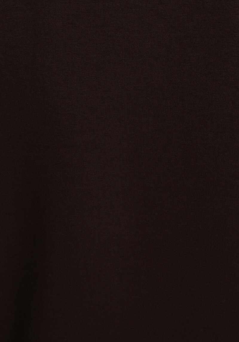 Regular Fit Polo Yaka Düz Kadın Kahverengi Sweatshirt