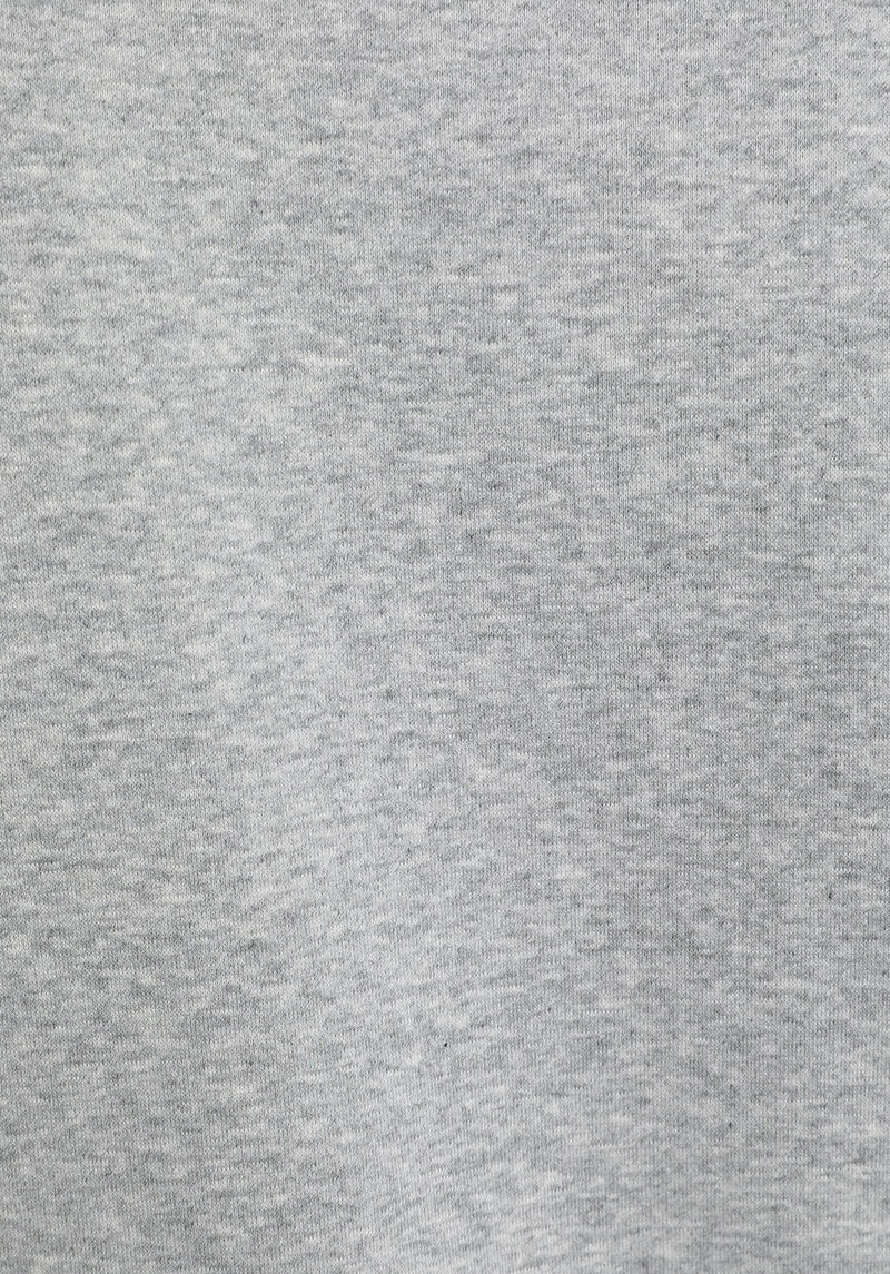 Relaxed Fit Dik Yaka Düz Erkek Gri Sweatshirt