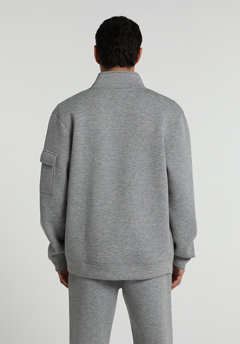 Regular Fit    Erkek Gri Ceket
