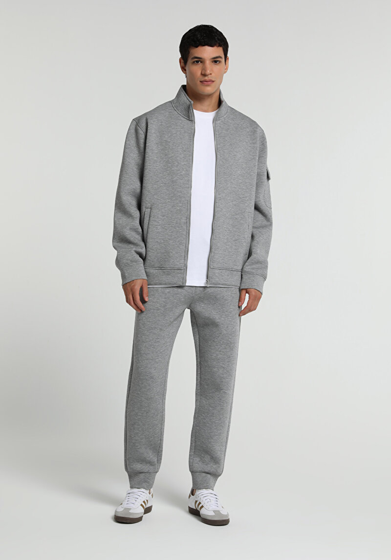 Regular Fit Erkek Gri Ceket