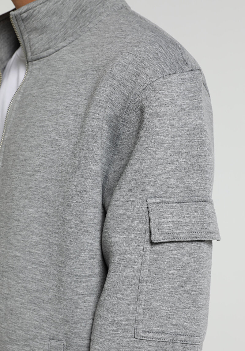 Regular Fit Erkek Gri Ceket