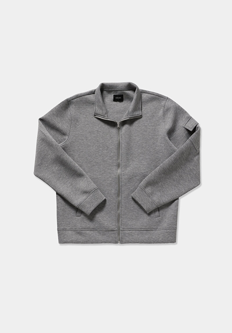 Regular Fit    Erkek Gri Ceket