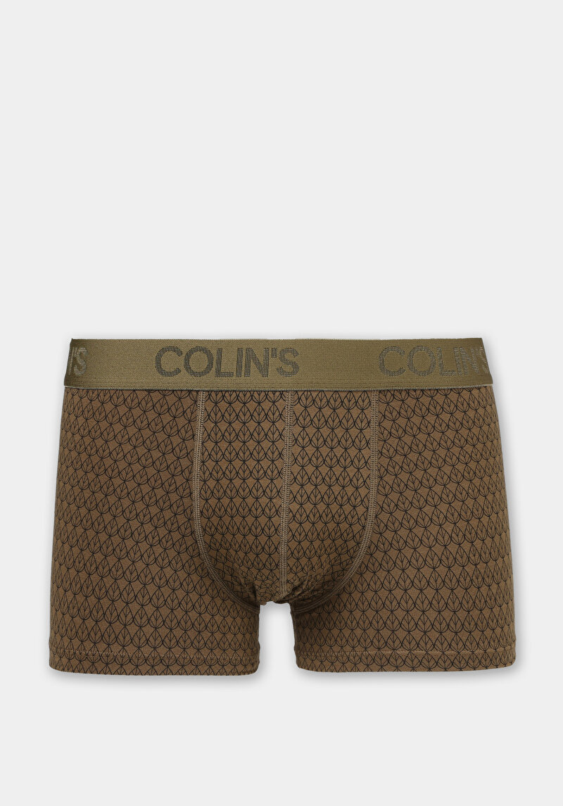 Trunk Fit Baskılı Erkek Yeşil Boxer