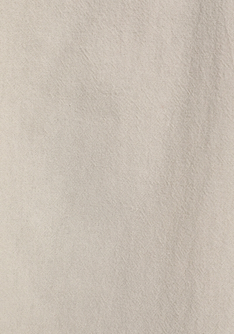 Regular Fit Shirt Neck Düz Erkek Taş Uzun Kol Gömlek