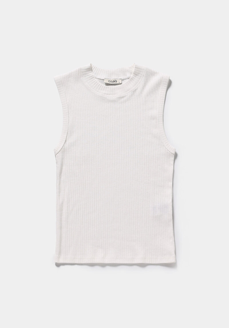 Slim Fit   Kadın Beyaz Atlet