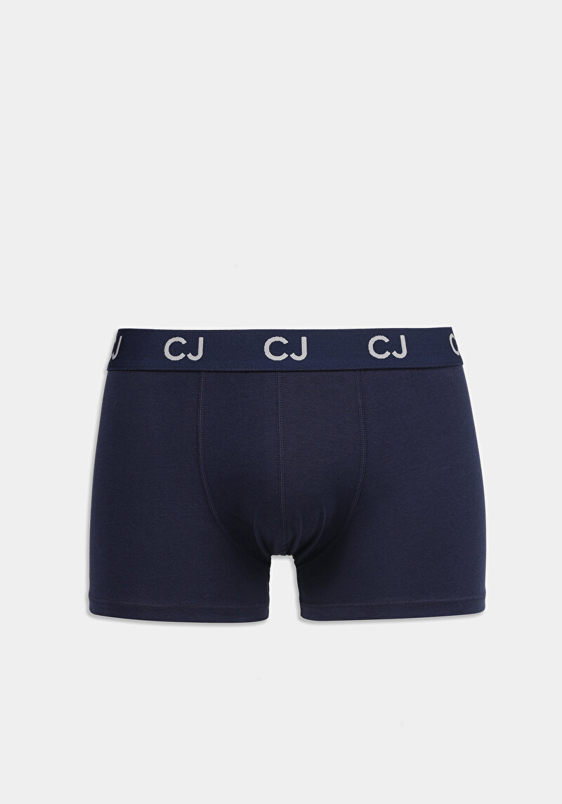 Trunk Fit Düz Erkek Lacivert Boxer