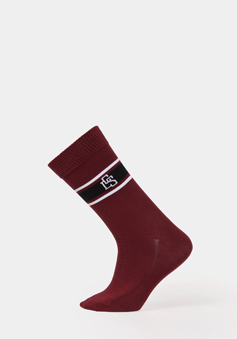 Erkek Bordo Çorap