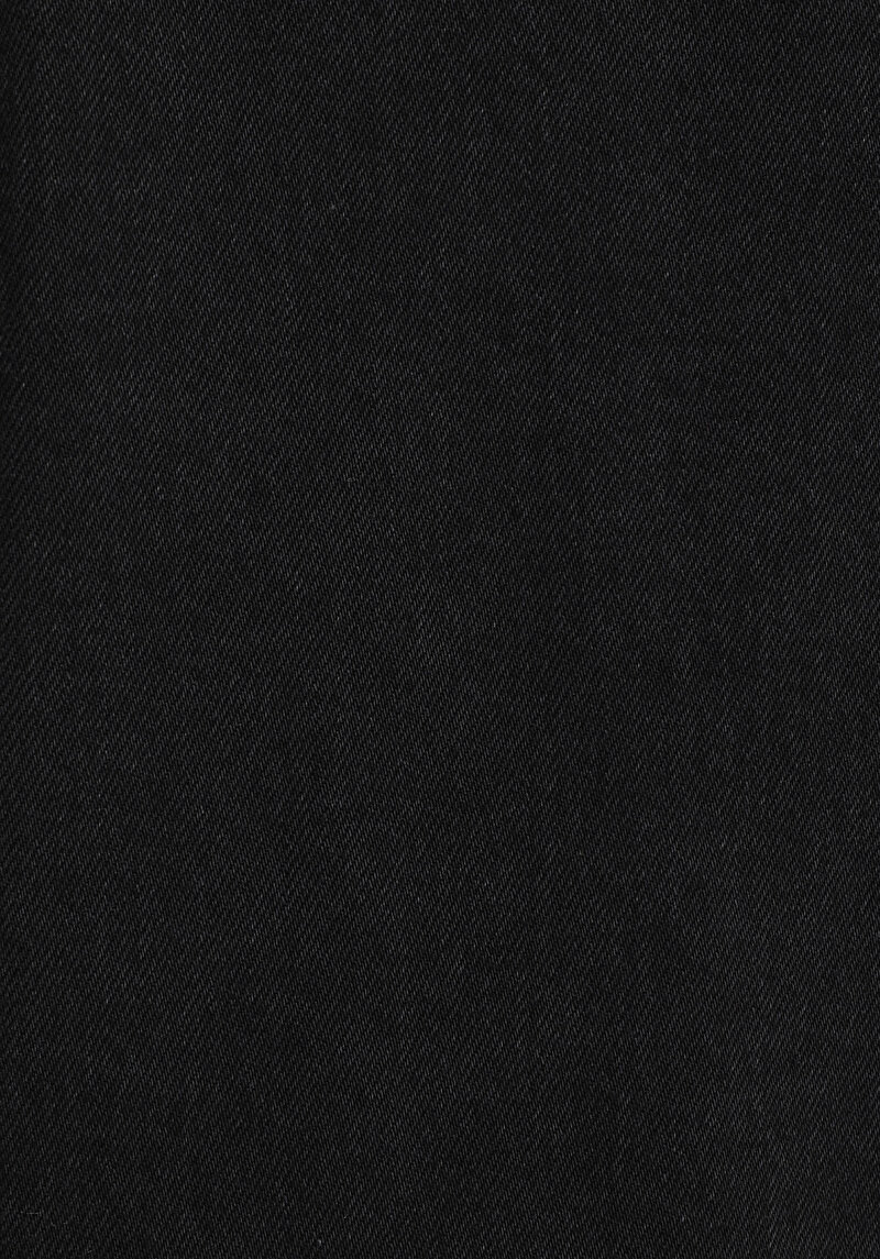Regular Fit Klasik Yaka Düz Erkek Black Denim Uzun Kol Gömlek