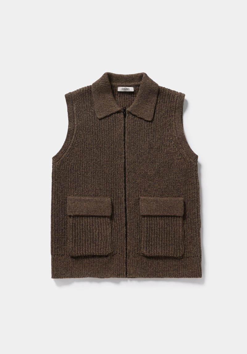 Regular Fit Polo Yaka Düz Kadın Yeşil Hırka